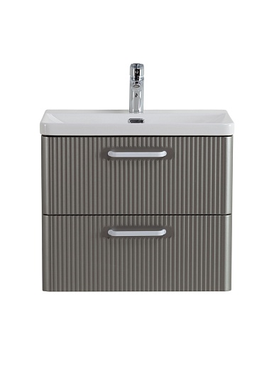 BelBagno Тумба с раковиной Due 60 подвесная Сатин ручки Белые – картинка-5